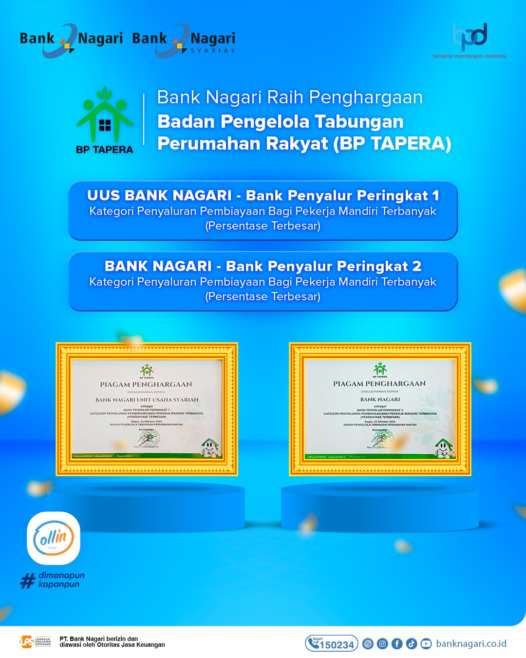 Penghargaan dari BP Tapera
